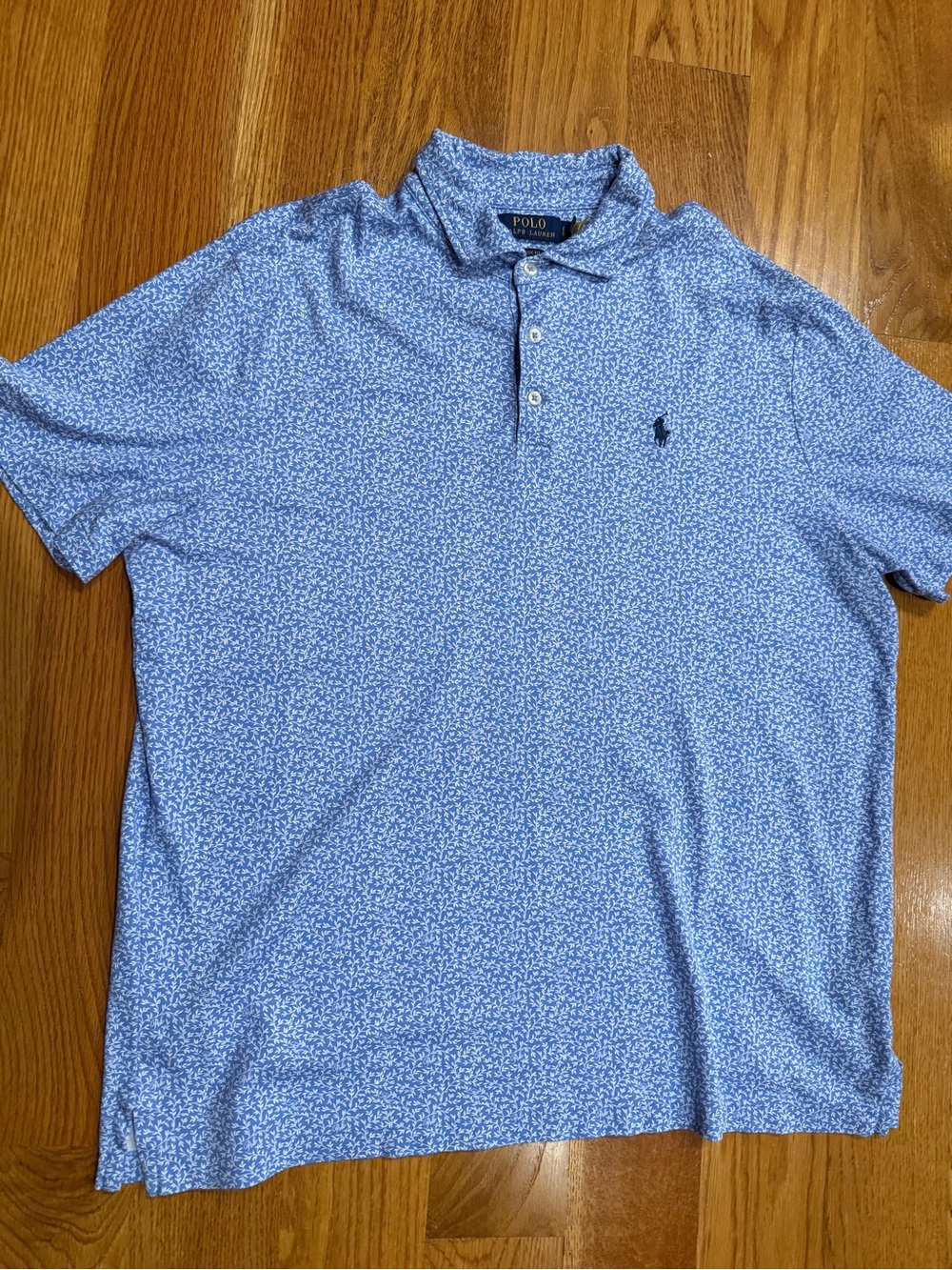 Polo Ralph Lauren Men's Soft Touch Polo Floral L Classic Fit All Over Print